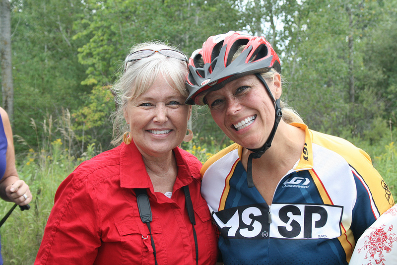 Me and Angie at MS Bike Tour 2012